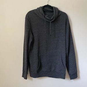 Forever 21 Men's Gray Heathered Cowl Neck Sweater